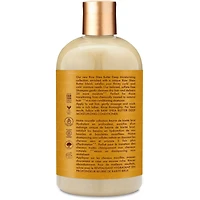 SheaMoisture Beurre de Karité Brut Shampooing Hydratant en Profondeur sans sulfates pour cheveux secs et endommagés avec algues de mer et huile d'argan 384 ml