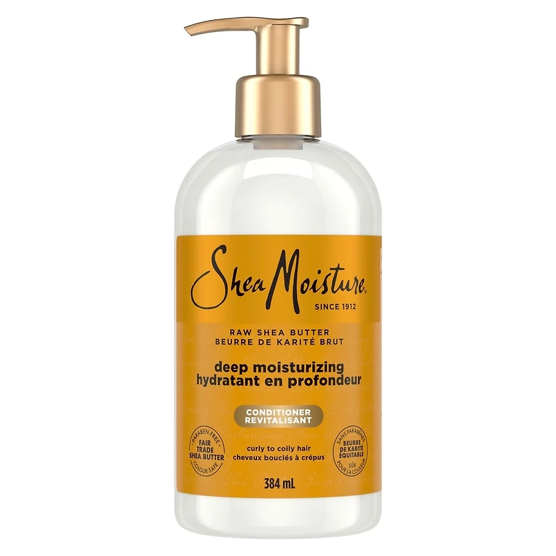SheaMoisture Raw Shea Butter Deep Moisturizing Restorative Conditioner for Curly Hair with Sea Kelp & Argan Oil 384 ml