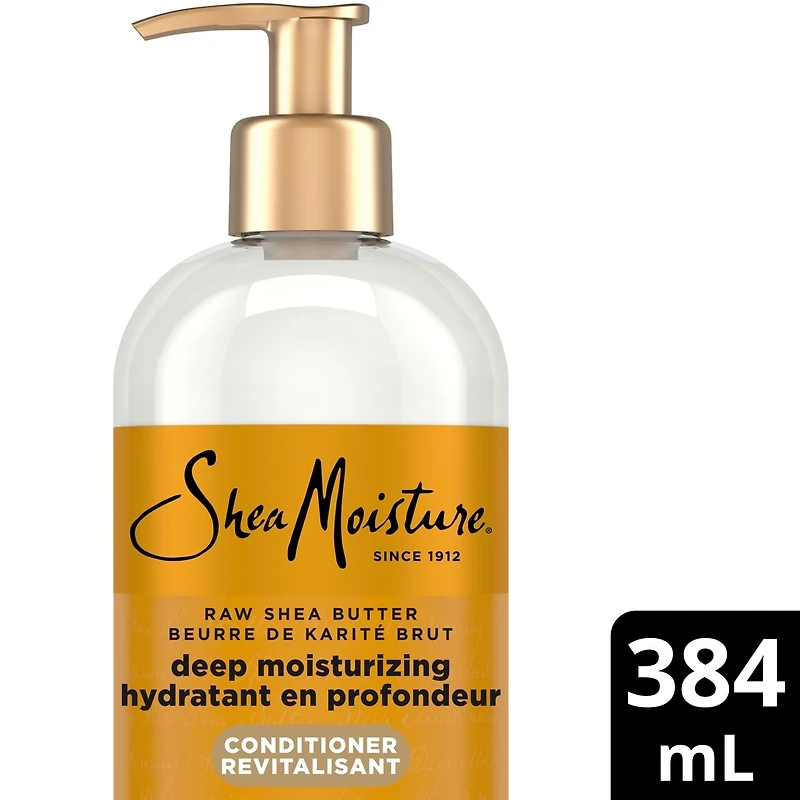 SheaMoisture Raw Shea Butter Deep Moisturizing Restorative Conditioner for Curly Hair with Sea Kelp & Argan Oil 384 ml