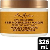 Masque Hydratant en Profondeur répare les signes visibles de dommages SheaMoisture  Beurre de Karité Brut revitalisant en profondeur sans parabènes 326 g