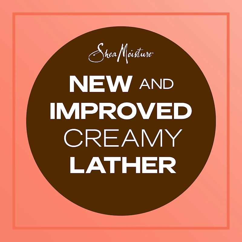 SheaMoisture Noix de Coco et Hibiscus Shampooing Boucles et Brillance pour cheveux épais et bouclés avec protéine de soie et huile de margousier sans sulfates 384 ml