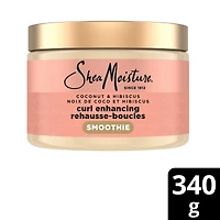 Deep Conditioning Curl Enhancing Smoothie hair repair for thick, curly Hair Coconut & Hibiscus with Silk Protein & Neem Oil 340 g