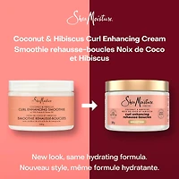 Deep Conditioning Curl Enhancing Smoothie hair repair for thick, curly Hair Coconut & Hibiscus with Silk Protein & Neem Oil 340 g