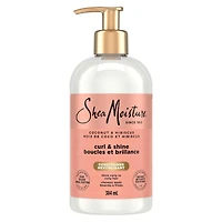 SheaMoisture Noix de Coco et Hibiscus Revitalisant Boucles et Brillance pour cheveux épais et bouclés avec protéine de soie et huile de margousier pour hydrater et adoucir 384 ml