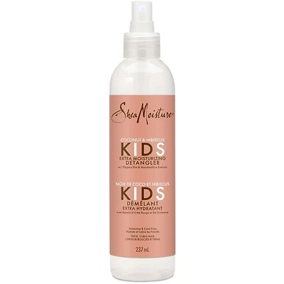 KIDS Extra-Moisturizing Detangler for Thick, Curly Hair Coconut & Hibiscus with Slippery Elm & Marshmallow Root Extract
