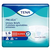 Unisex Incontinence Brief, Super Absorbency, Large