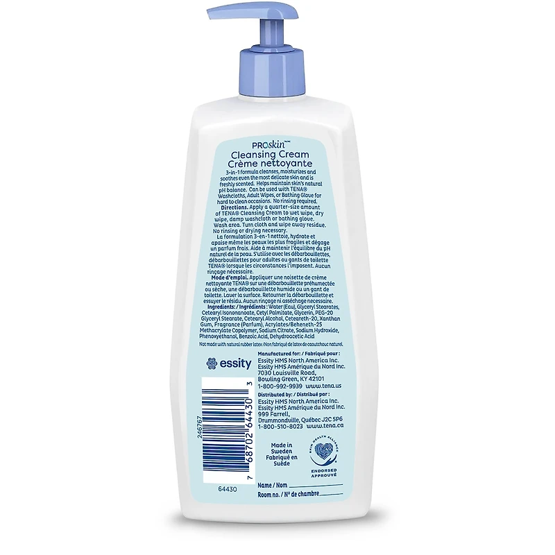 Crème nettoyante et hydratante,  500 mL