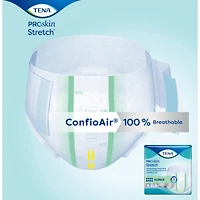 Stretch Adult Incontinence Brief, Super Absorbency, Medium/Regular, Green
