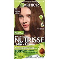 Nutrisse Ultra Crème, Permanent Hair Dye, 100% Grey Coverage