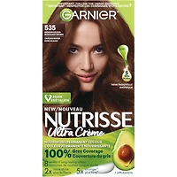 Nutrisse Ultra Crème, Permanent Hair Dye, 100% Grey Coverage