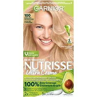 Nutrisse Ultra Crème, Permanent Hair Dye, 100% Grey Coverage
