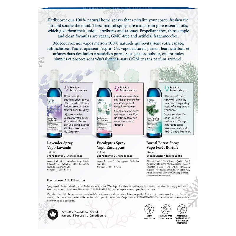 Coffret Trio Vapos Maison