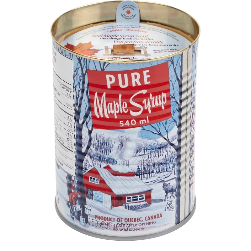Maple Syrup Candle w/ Wood Wick 450G