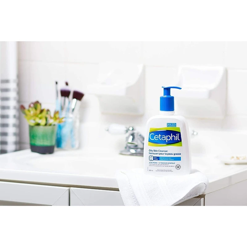 Oily Skin Cleanser, Gentle Foaming Daily Face Wash for Sensitive, Acne Prone, Combination to Oily Skin