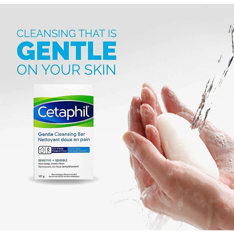 Gentle Cleansing Bar Sensitive Skin Daily Face & Body Wash