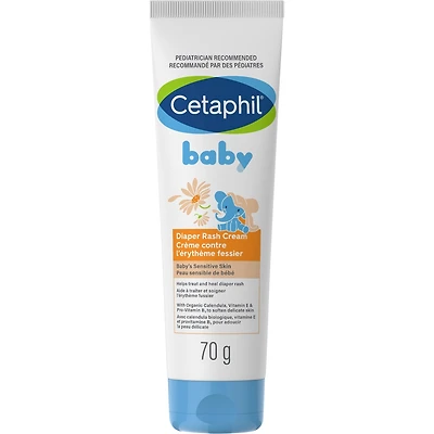 Diaper Rash Cream with Organic Calendula, Helps Treat and Heal Diaper Rash. Pediatriciation Recommended, 70g