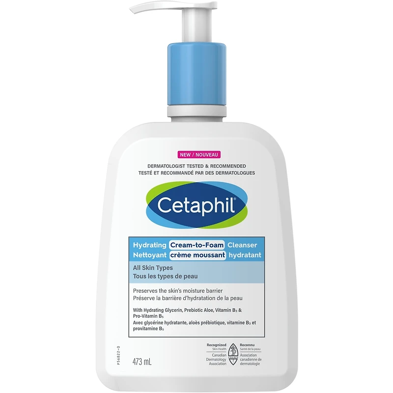Hydrating Cream to Foam Cleanser - Face Wash with Niacinamide, Amino Acid and Prebiotic Aloe