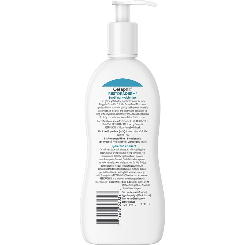 L’hydratant apaisant RESTORADERM®