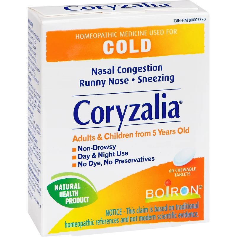 Coryzalia for Cold Symptoms
