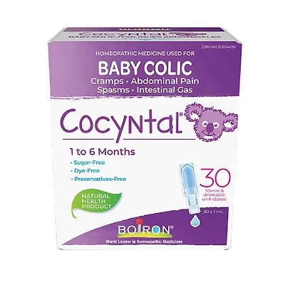 Cocyntal soulage les coliques de bébé