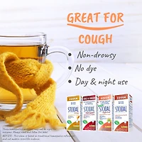 Stodal Multi-symptômes pour la congestion nasale et bronchique, écoulement nasal, toux sèche ou grasse et mal de gorge mineur.