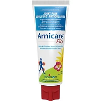 Boiron Arnicare Flex pour les douleurs articulaires, symptômes associés à l'arthrite, symptôme de l'arthrose (ostéoarthrite), entorses mineures et foulures.