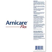 Boiron Arnicare Flex pour les douleurs articulaires, symptômes associés à l'arthrite, symptôme de l'arthrose (ostéoarthrite), entorses mineures et foulures.