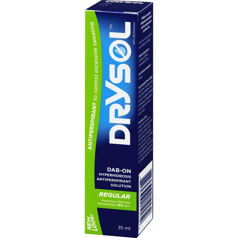 Drysol Antisudorifique Tampon Régulier 12%