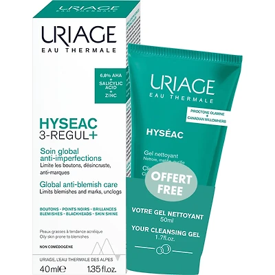 DUO Hyséac 3 Régul Plus et Gel Nettoyant