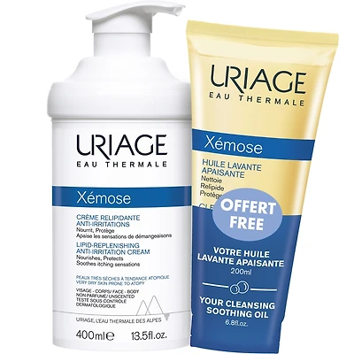 Xémose Lipid-replenishing Cream and Cleansing Oil 200ml DUO