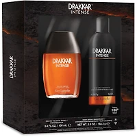 Guy Laroche  Drakkar Intense  2PCS Gift Set: 100ML Eau de Parfum + 164.3G Body Spray Deodorant