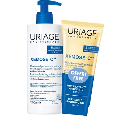 DUO Xemose C8+ Lipid-Replenishing Anti-itch Balm and Soothing Oil