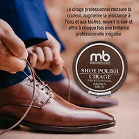 Ppro Shoe Polish Brwn