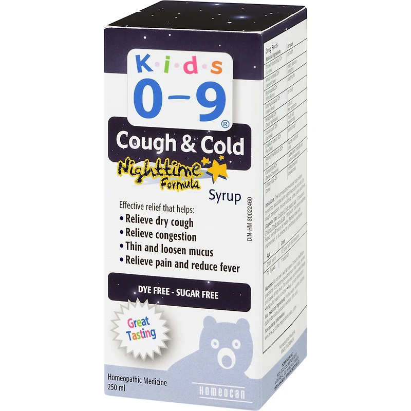 Enfants 0-9 Sirop Nuit