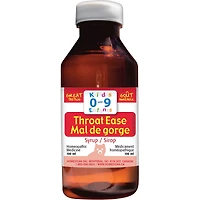 Enfants 0-9 Mal de gorge Sirop