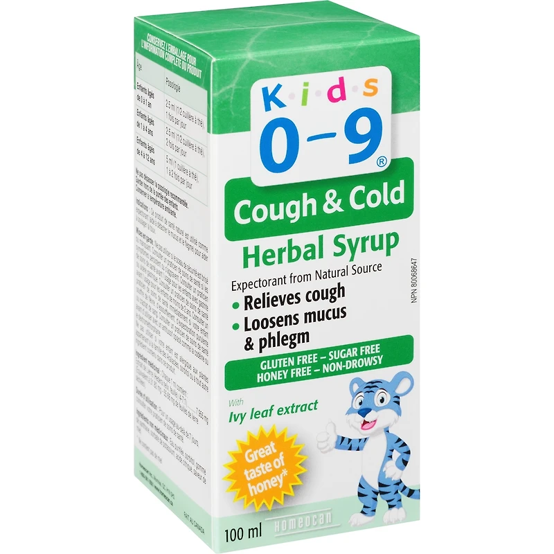 Enfants 0-9 Toux et Rhume Sirop herbal