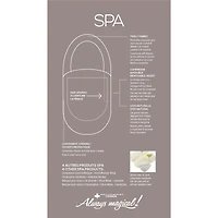 Pantoufles chauffante peluche ivoire medium/large