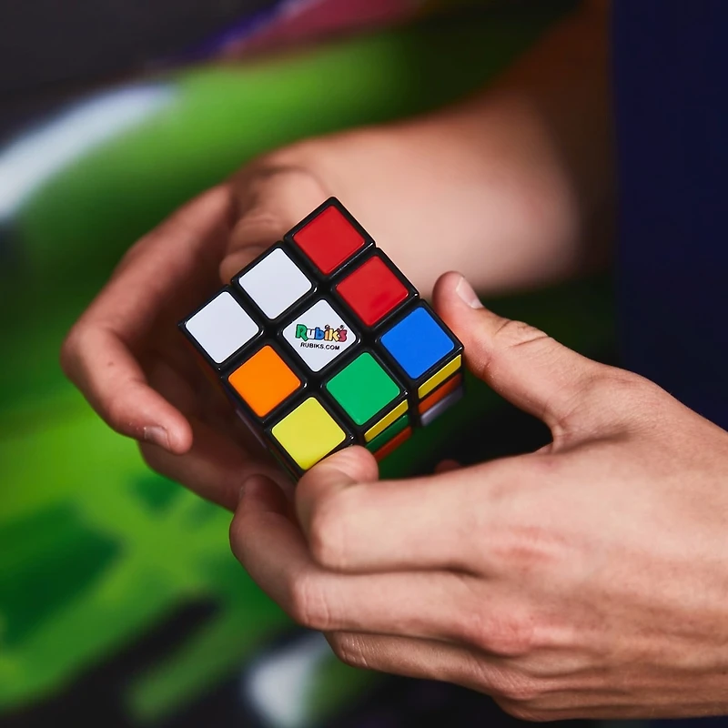 Rubik's Cube, The Original 3x3 Cube 3D Puzzle Fidget Cube Stress Relief Fidget Toy Brain Teasers Travel Games, for Adults and Kids Ages 8 and up