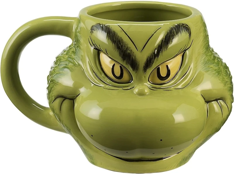 Grinch Sculpted Mug 16oz