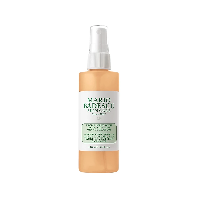 Facial Spray with Aloe, Sage & Orange Blossom 236ml