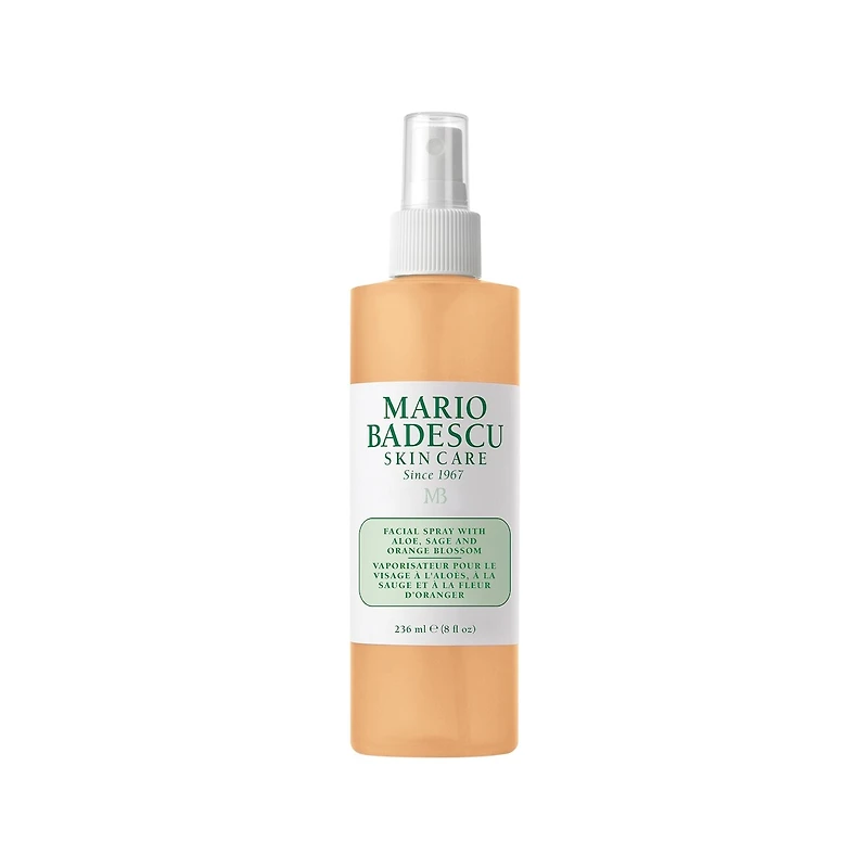 Facial Spray with Aloe, Sage & Orange Blossom 236ml