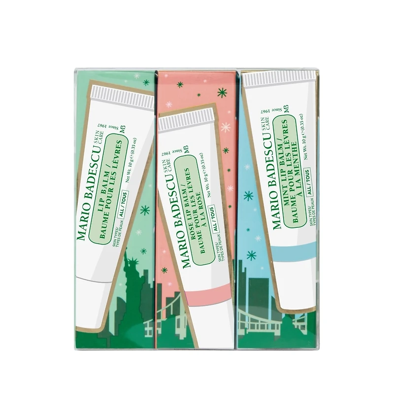 Trio de baumes à lèvres