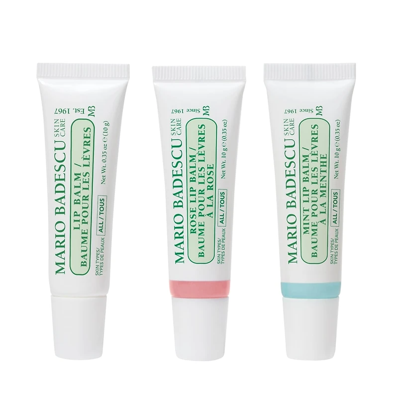 Trio de baumes à lèvres