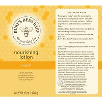 Burt’s Bees Baby Original Nourishing Lotion, 170g