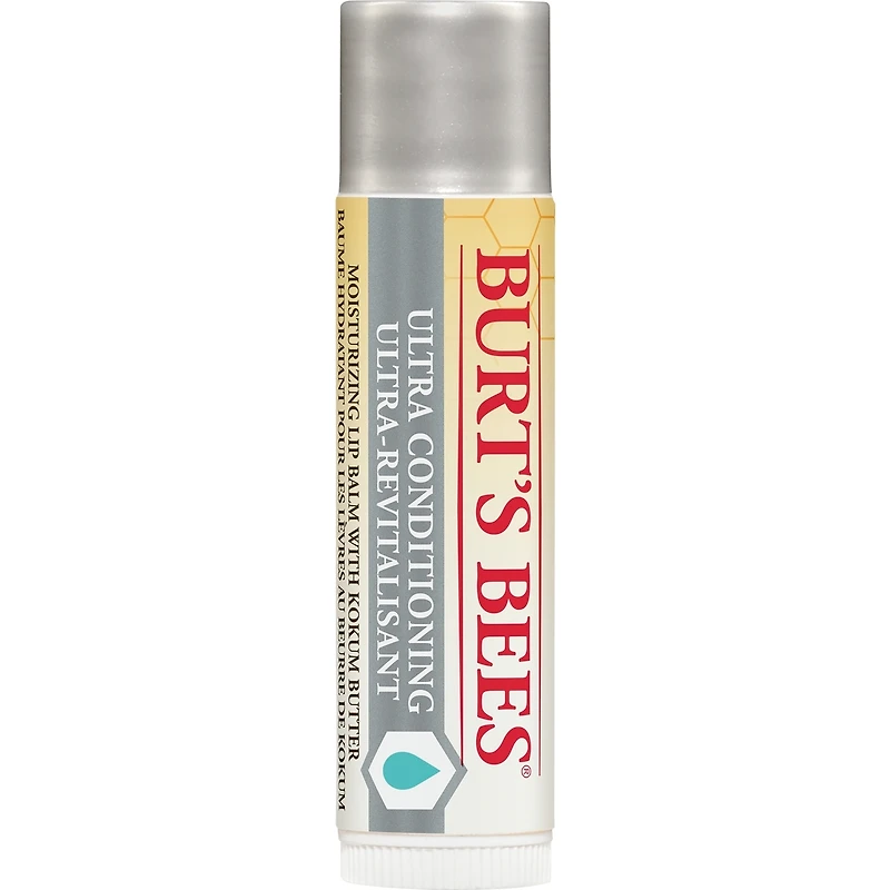 100% Natural Origin Moisturizing Lip Balm, Ultra Conditioning with Kokum Butter