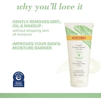 Sensitive Solutions Gentle Facial Cream Cleanser, Daily Face Wash for Sensitive Skin with Aloe, 98.9% Natural Origin, Developed with Dermatologists