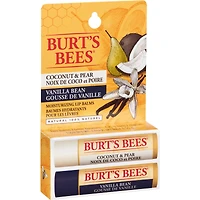 100% Natural Moisturizing Lip Balm, Coconut & Pear and Vanilla Bean