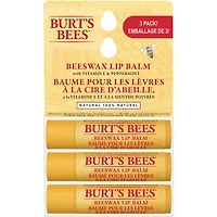 Baume pour les lèvres à la cire d’abeille 100 % naturel Burt’s Bees, 17 g, emballage de 4
