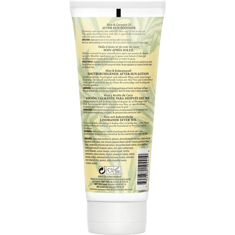 Aloe and Coconut Oil After Sun Soother