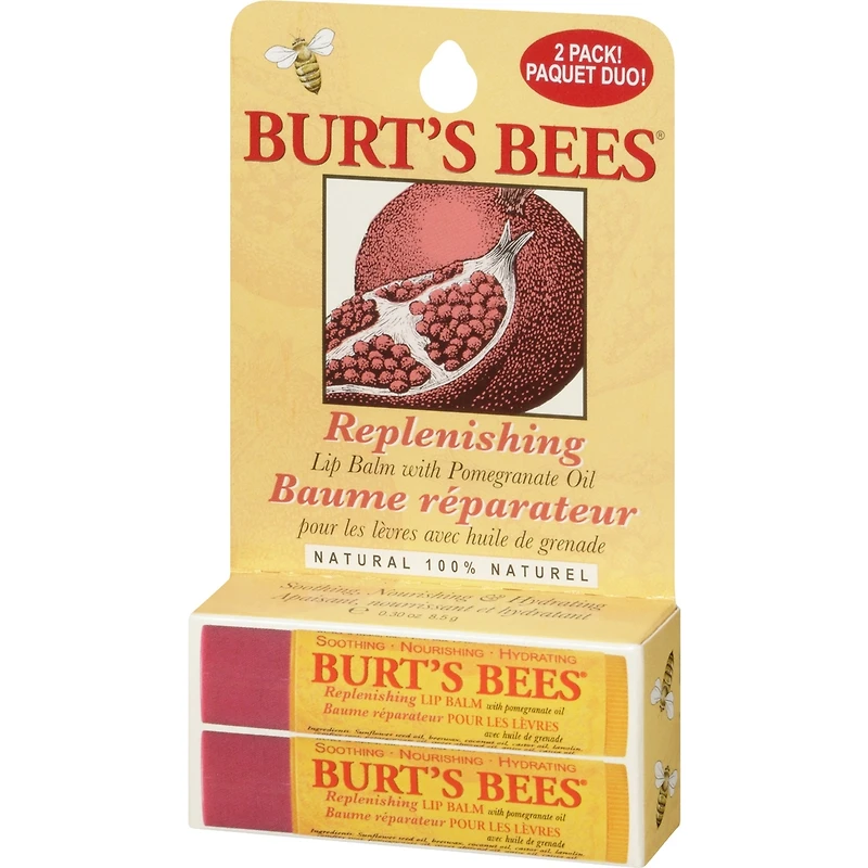 Baume pour les lèvres à la grenade 100 % naturel